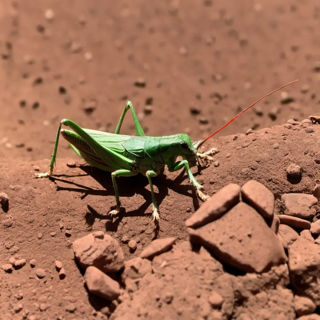 Prompt: Cricket 🦗 
And ants