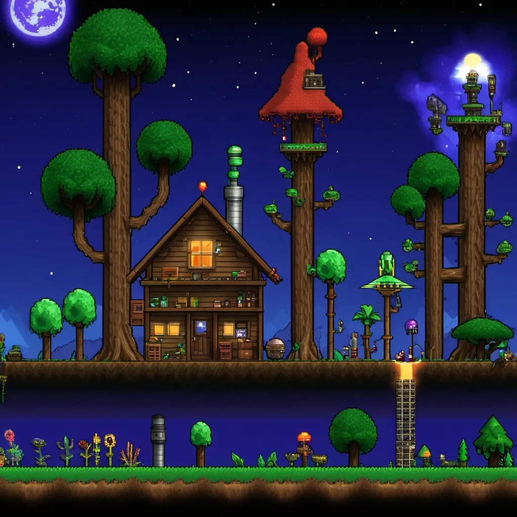 Prompt: terraria