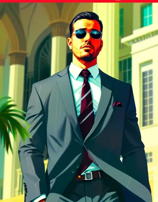 Prompt: 2d dark j horror anime style, boy, anime scene, top class lawyer in a Hugo Boss business suit, wearing sunglasses, hands in pocket, showcasing his physique, detailed facial features, court house in Maputo, Mozambique, high quality, realistic, detailed, professional, business attire, court setting, confident expression, tailored suit, urban background, best quality, detailed physique, elegant, classic lighting