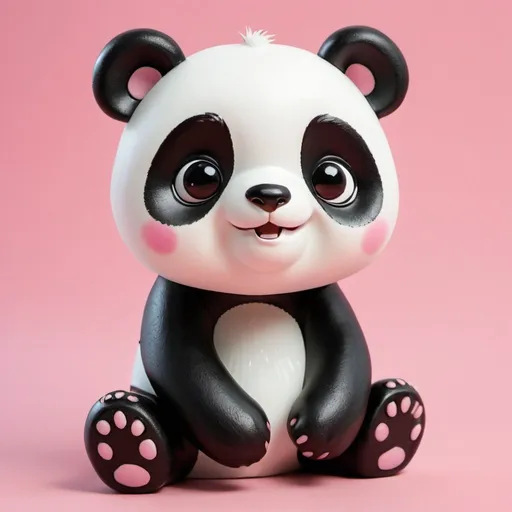 Prompt: make cute fuss female Panda
