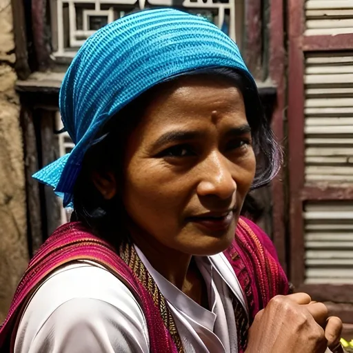 Prompt: Streets of Kathmandu