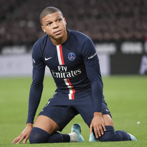 Prompt: Kylian Mbappé qui est pauvre