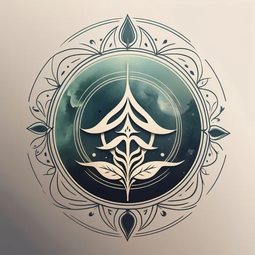 Prompt: Logo Concept for Your Record Label:

Style:
A blend of elegant mysticism and natural artistry, incorporating fine detailing to emphasize spiritual and creative themes.

Theme:
The design should evoke a sense of inner peace, inspiration, and a connection to the divine through nature. The mystical and uplifting aspects can be emphasized through subtle artistic flourishes.

Elements:
The centerpiece is a purple water lily, depicted with intricate, vibrant petals that radiate a magical glow. Surrounding it, faint, swirling patterns can suggest mystical energy or a ripple effect on water, symbolizing inspiration spreading outward.

Typography:
Consider a typeface that is elegant yet approachable, such as a serif font with subtle curves or a clean script font. The text can harmonize with the natural and spiritual elements without overpowering them.

Color Palette:
Vibrant and harmonious colors with a focus on shades of purple (the lily), deep blue, and grass green to symbolize spirituality, creativity, and nature. A touch of white or silver could add a celestial feel.

Shape:
A circular design with the water lily at the center. The edges of the circle might incorporate faint, ethereal patterns, like leaves, waves, or mandala-inspired details, to enhance the mystical vibe.

Record Label Identity:
The logo should feel uplifting, magical, and fresh, reflecting the devotional and spiritual essence of your music. The combination of the circular shape and vibrant nature-inspired elements will make it feel timeless and inviting.