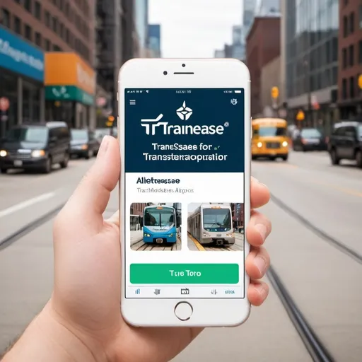 Prompt: can you create alogo for a businees called "TransitEase" that is an app that connects all modes of transportation in toronto