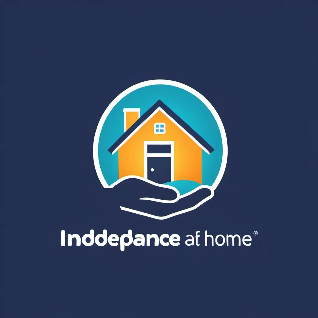 Prompt: logo for a home care agency. name Independence at Home of Delaware