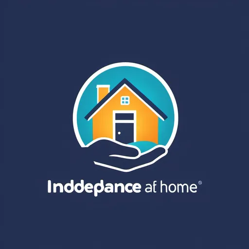 Prompt: logo for a home care agency. name Independence at Home of Delaware