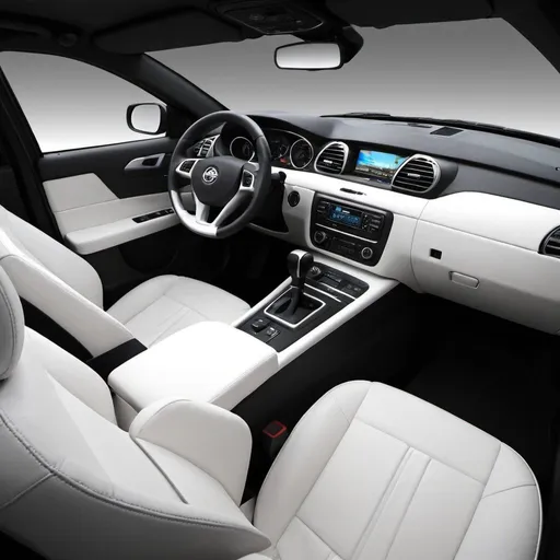 Prompt: interior car design