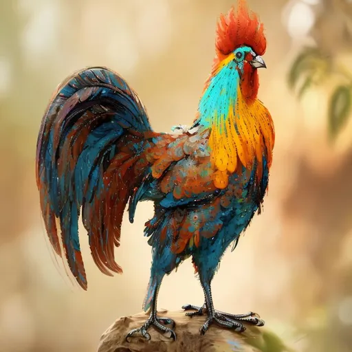 Prompt: bird, vibrant colors, 8k resolution, high quality, natural beauty, atmospheric lighting, serene, detailed face, breathtaking, 