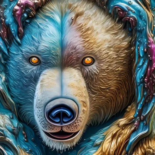 Prompt: polar bear, 8k resolution, surrealistic, melting clocks, detailed fur, vibrant colors, abstract background, high-quality, surrealism, 8k resolution, detailed features, Salvador Dali style, baboon, vibrant colors, melting clocks, surrealistic, surreal background, detailed fur, artistic, high-quality visuals