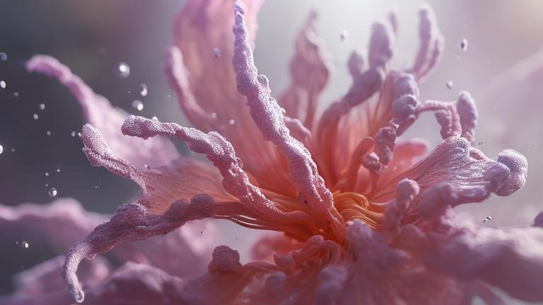 Prompt: Stunning ethereal abstract shot of a beautiful flower, hyperrealism, macrophorography, 8k resolution DSLR shot <lora:Lux:1.0> <lora:Ethereal Magic:1.0> <lora:Gridrunners v1:1.0>
