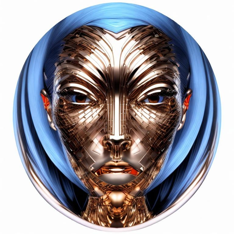 Prompt: fashion model stylized like hajime sorayama art, abstract art, 8k resolution