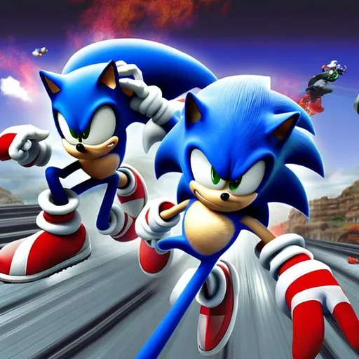 Prompt: sonic xtreme for the sega saturn