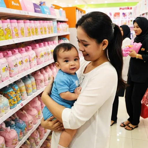 Prompt: Toko cilubaa baby&kids di Surabaya pengalaman belanja yang memuaskan semua customers