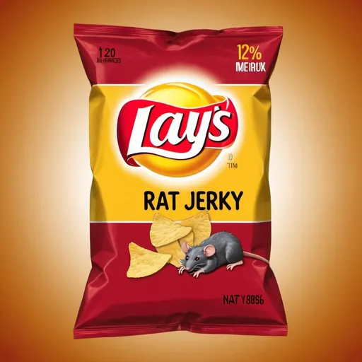 Prompt: Lays chips rat jerky flavor 