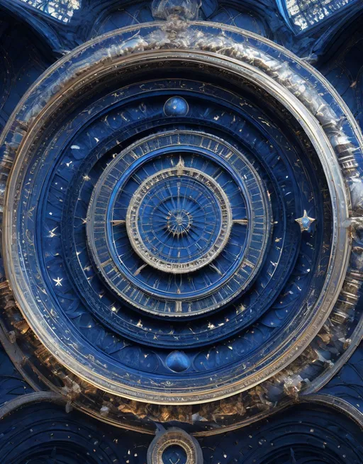 Prompt: indigo Copernicun Renaissance, 3d, extremely detailed, intricate, cinematic lighting, 
