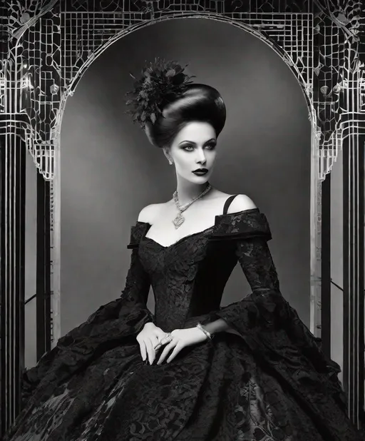 Victorian era, beautiful woman, corset, vampire