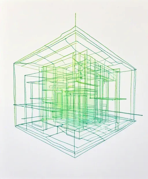 Prompt: simple minimalist single line sketch the mathematical phosphorescent architecture of life combined with fluorescent machine veins, ode to feminism by henri fatin-latour 