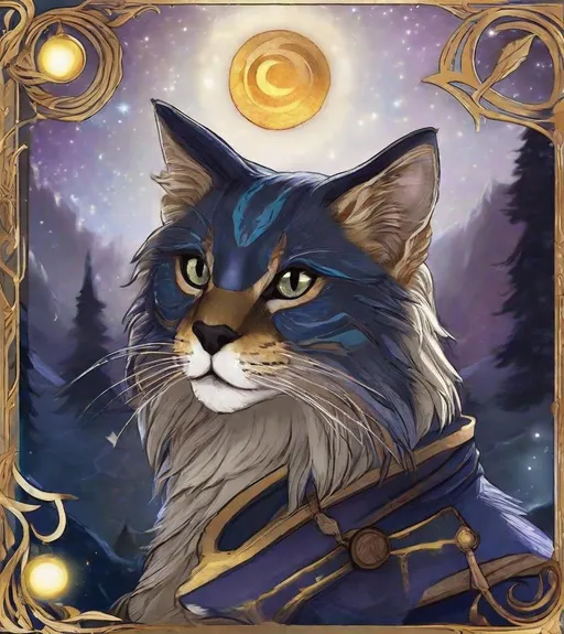 Prompt: (Verse 1) In the realm of the Khajiit, where tales unfold, Lived Zephyr Swiftclaw, his story to be told. With starry eyes so bright, heliocentric dreams in flight, He embarked on a quest, seeking answers in the night. (Chorus) Zephyr Swiftclaw, the heliocentric Khajiit, Roaming through the cosmos, where mysteries are lit. On a cosmic journey, he sought the grand design, In the celestial tapestry, his destiny would shine. (Verse 2) Through moonlit deserts and starry skies, Zephyr ventured on, his spirit truly wise. He spoke with the ancients, the elders of the night, Seeking cosmic knowledge, bathed in lunar light. (Chorus) Zephyr Swiftclaw, the heliocentric Khajiit, Roaming through the cosmos, where mysteries are lit. On a cosmic journey, he sought the grand design, In the celestial tapestry, his destiny would shine. (Bridge) Heliocentric visions, like whispers in the breeze, Guided Zephyr onward, through cosmic mysteries. With each pawstep taken, through the astral plane, He danced with constellations, free from earthly chain. (Verse 3) In the heart of the Khajiit, where stardust swirls, Zephyr found the answers, the secrets of the pearls. The sun, the moon, the stars in their array, Heliocentric wisdom, lighting up his way. (Chorus) Zephyr Swiftclaw, the heliocentric Khajiit, Roaming through the cosmos, where mysteries are lit. On a cosmic journey, he found the grand design, In the celestial tapestry, his destiny would shine. (Outro) Now, when the night sky gleams, and constellations play, Remember Zephyr Swiftclaw, the Khajiit who found his way. Heliocentric whispers echo in the cosmic breeze, In the heart of the universe, where eternal mysteries tease.