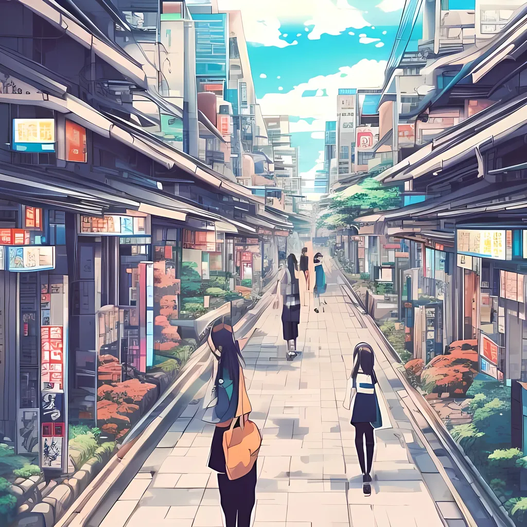 Prompt: Modern anime japanese city 