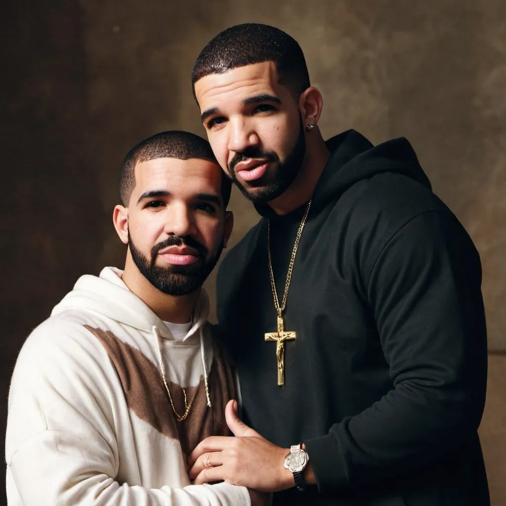 Prompt: Drake & Jesus