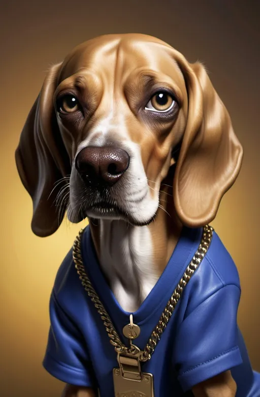 Prompt: Imagine A photorealistic Dog  but have Snoop dogs the rapper face instead making it seem like the dog is Snoop dog the rapper 