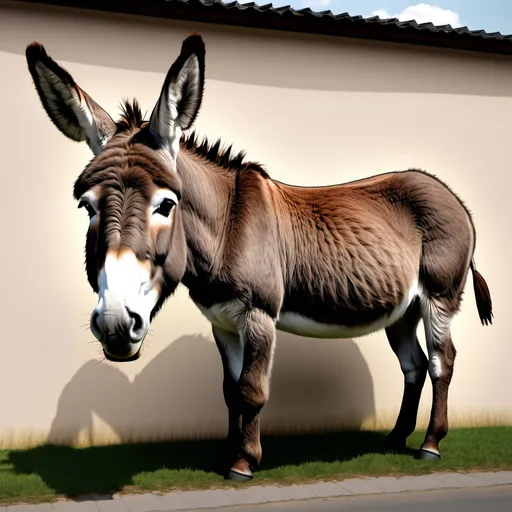 Prompt: How do donkeys in Poland bray "please create a illustration don't add any text and make a creative look like a 3d make a creative