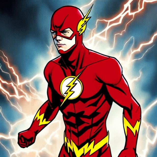 Prompt: The Flash! Aaaahh! Saviour of the Multiverse!