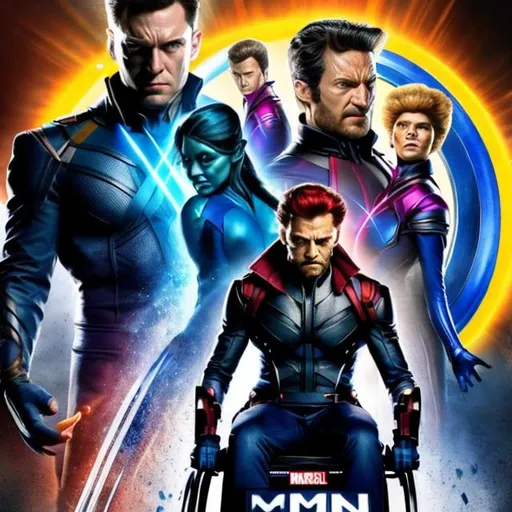 Prompt: X-Men MCU style