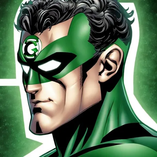 Prompt: DCEU Style Green Lantern Hal Jordan