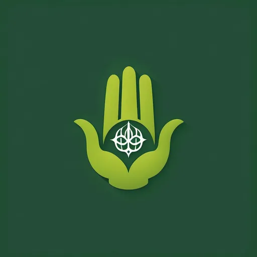 Prompt: a minimal logo for a muslim brand in Green, I would envision a simple, iconic representation of a caring hand, perhaps in a stylized silhouette or outline form, incorporating elements that evoke a sense of Maintaining, developing and promoting Islamic values ​​and Indonesian culture to the younger generation and the global community. The text "Global Muslim" would be displayed prominently alongside or integrated with the icon, in a clean, modern font. The overall design would exude a sense of sophistication, approachability, and welcoming spirit, inviting customers to explore the store's offerings.