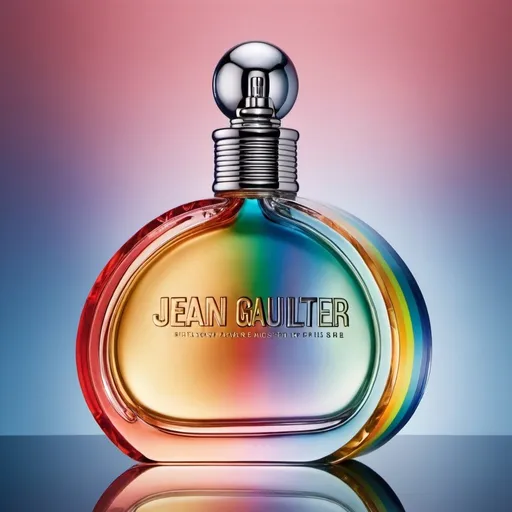 Prompt: jean paul gaultier rainbow