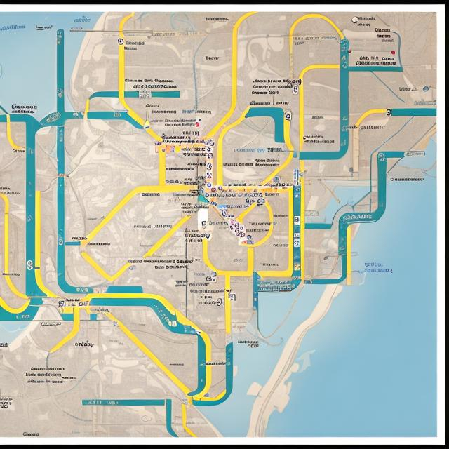 Prompt: bus route map within the kingdome of saudi arabia