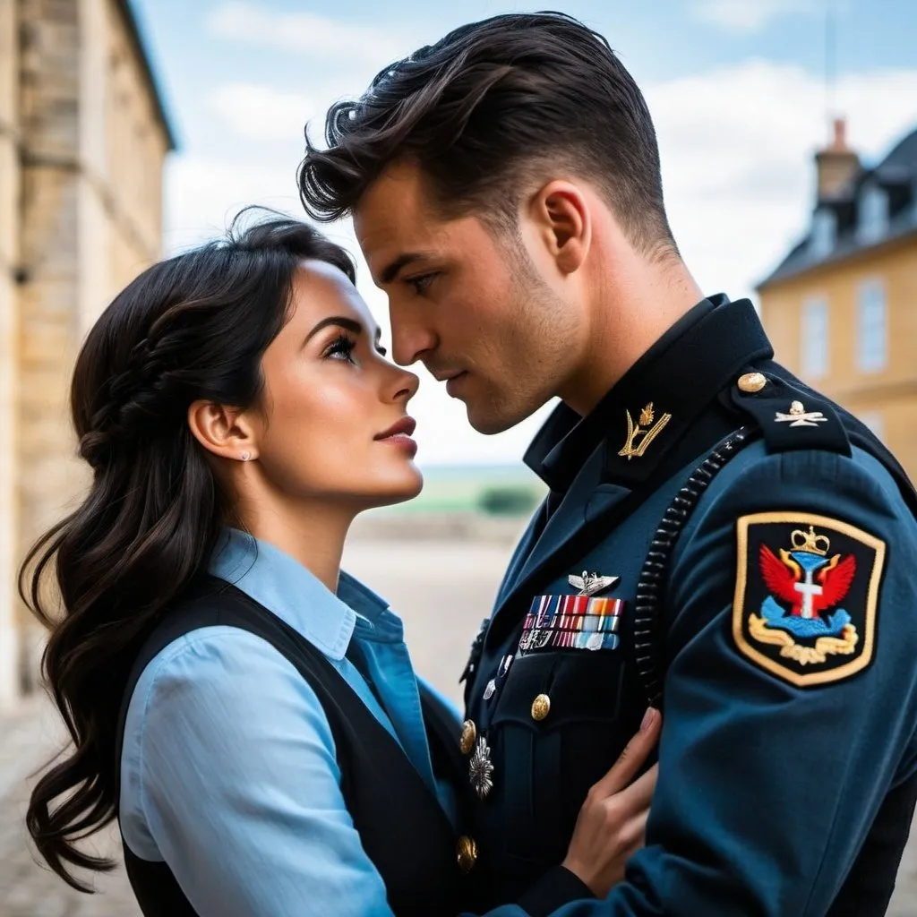 Prompt: “Have you escaped then?”
“Yes, my Spitfire. I’m free.”
“Welcome home, Warryk.” the black hair soldier in black fatigues with blue eyes hugged sofia butella looking wife. their deepened and they burrowed their faces into each other's shoulders.
 “It’s been a long while,” he said thoughtfully.
“I’m so proud of you there aren't words.” She replied. 
