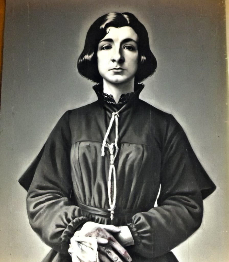 Prompt: Enriqueta martí, la vampira de barcelona, serial killer, highly detailed, realistic, 