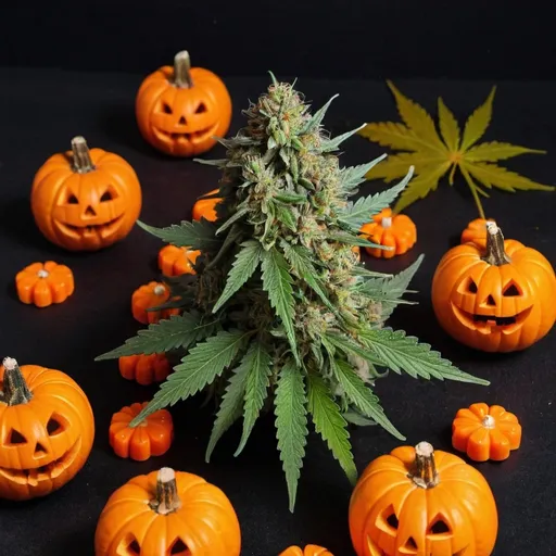 Prompt: Halloween and weed
