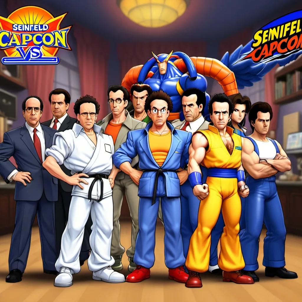 Prompt: Seinfeld vs Capcom