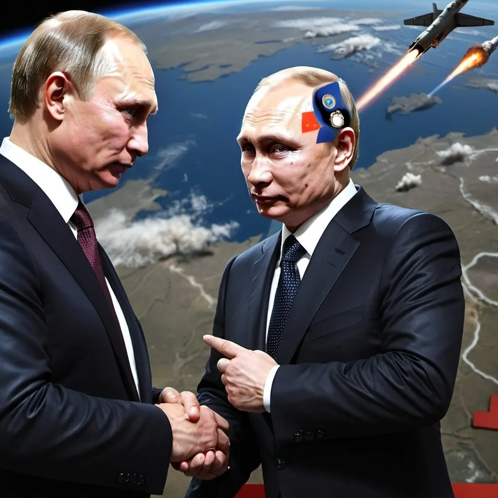 Prompt: putin will not win the war without nuke it from orbit