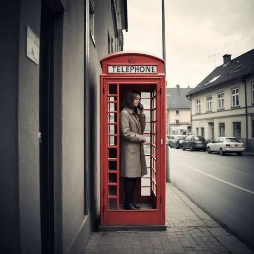 Prompt: /imagine prompt: Answer the call of destiny in a scene where "ozvěte se, slečno drahotová. třetí šance." beckons. The setting is a vintage telephone booth, bathed in a soft, nostalgic light. A figure, identified as Slečno Drahotová, hesitates before the ringing phone, contemplating the significance of the moment. The image is rendered with a blend of retro charm and modern intrigue, capturing the allure of the unknown. The mood is one of anticipation and possibility, as viewers are drawn into a narrative of second chances and unexpected opportunities. --ar 16:9 --v 5 --q 2


