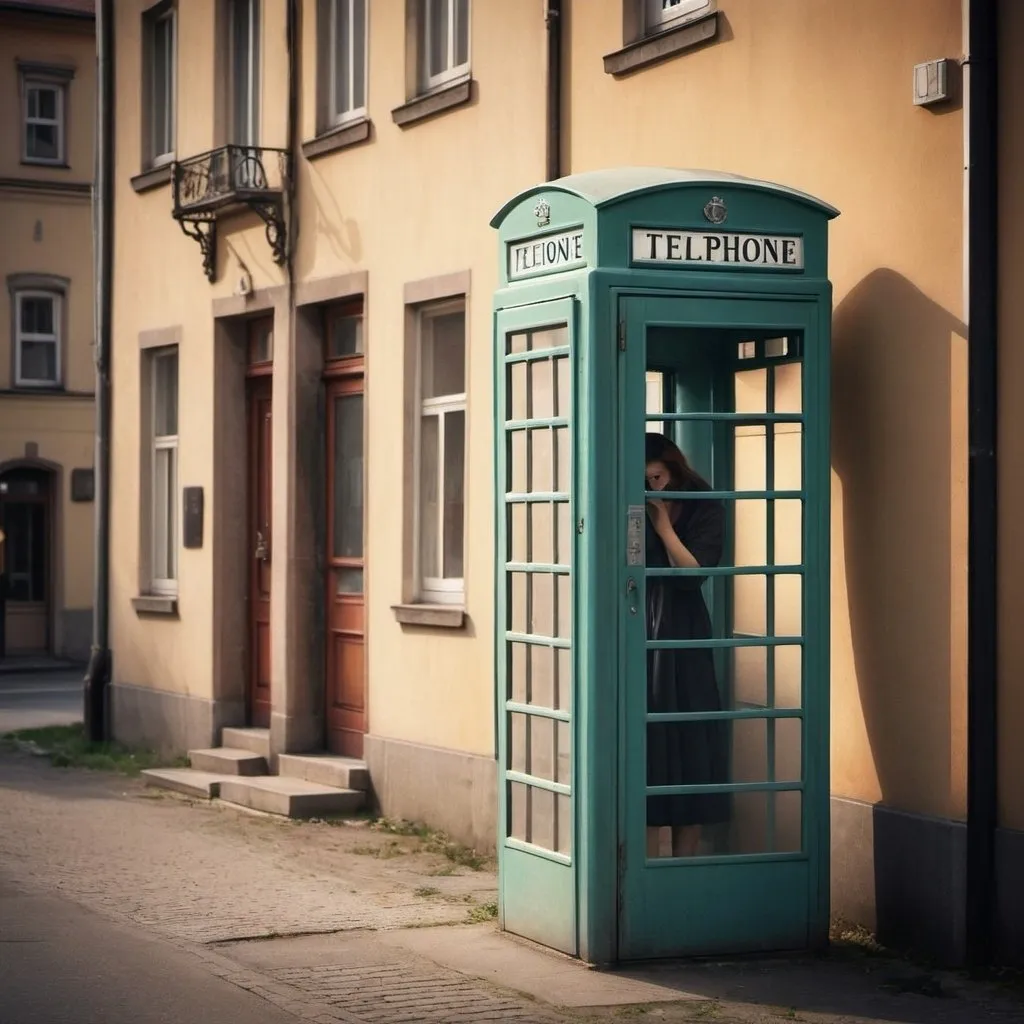 Prompt: /imagine prompt: Answer the call of destiny in a scene where "ozvěte se, slečno drahotová. třetí šance." beckons. The setting is a vintage telephone booth, bathed in a soft, nostalgic light. A figure, identified as Slečno Drahotová, hesitates before the ringing phone, contemplating the significance of the moment. The image is rendered with a blend of retro charm and modern intrigue, capturing the allure of the unknown. The mood is one of anticipation and possibility, as viewers are drawn into a narrative of second chances and unexpected opportunities. --ar 16:9 --v 5 --q 2


