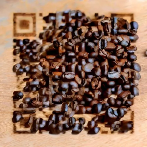 Prompt: Coffee beans laying on top of a classy delicate table, delicate style, wood undertones, dark brown coffee beans