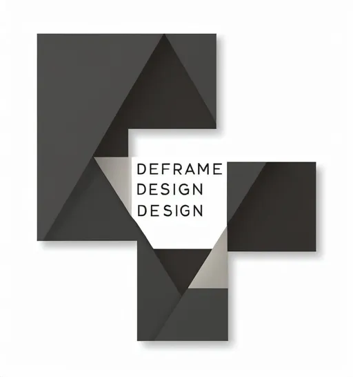 Prompt: logo for a architectural firm "Deframe Design" 