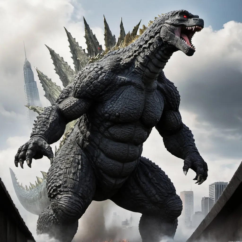 Prompt: godzilla in his ultimate form
