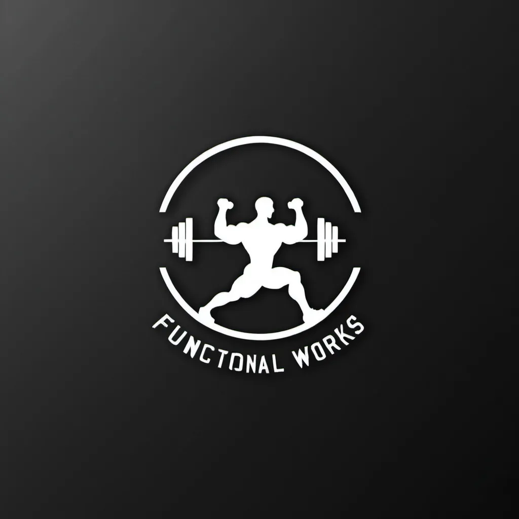 Prompt: create a logo for a gym named FK Functional Works