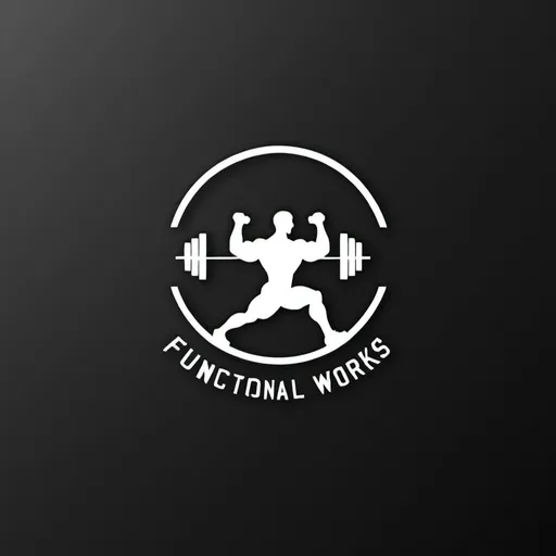 Prompt: create a logo for a gym named FK Functional Works