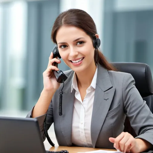 Prompt: Customer eexecutive calling image