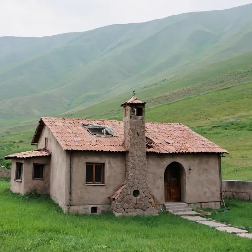 Prompt: home in armenia
