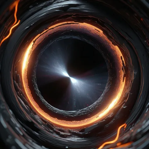 Prompt: a highly detailed inside of a black hole , with extreme detail, high quality, unreal engine