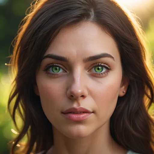 Prompt:  best quality, 4k, highres, masterpiece, ultra-detailed, realistic, highly detailed dark haired women portrait, green eyes, liquid bright sun colors background, powerful portraits, perfect anatomy, lights bokeh, sharp focus, complex, cinematic, candid, true colors, creative, innocent, perfect, beautiful, elegant, intricate, confident, dynamic, volumetric lighting, cinematic angle, vibrant, 