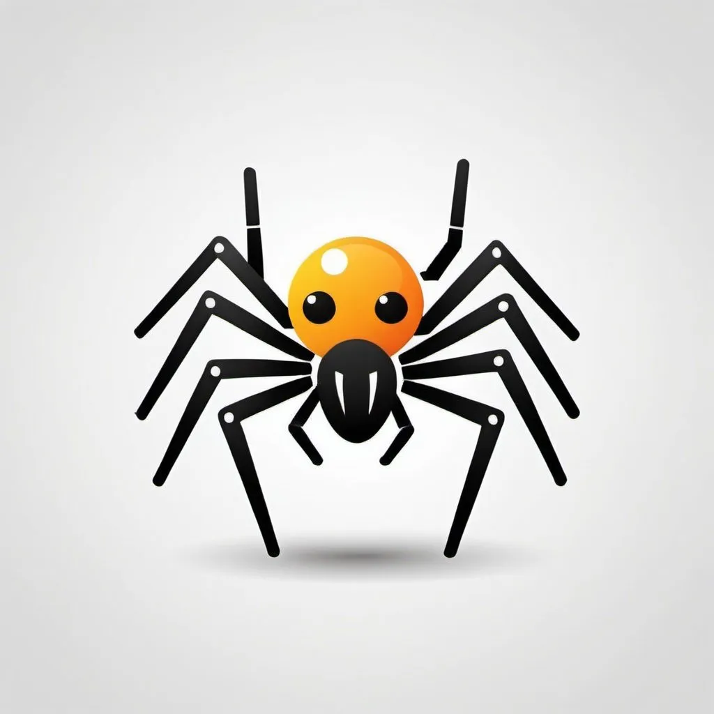 Prompt: vector web crawler icon in png