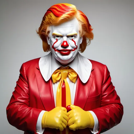 Prompt: Donald Trump as Ronald mcdonald